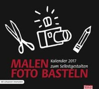 Bastelkalender schwarz 2017