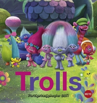 Trolls Postkartenkalender 2017