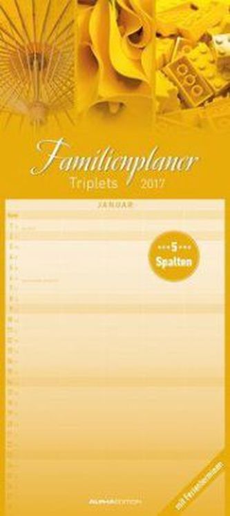 Familienplaner Triplets 2017