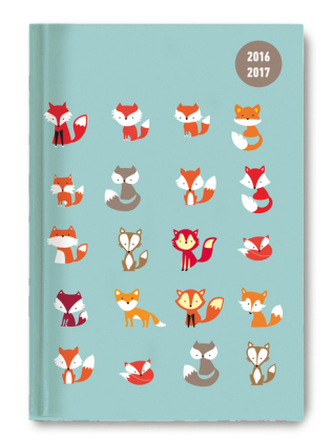 Collegetimer A5 Fox 2016/2017