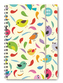 Collegetimer A5 Birds 2016/2017 - Ringbuch