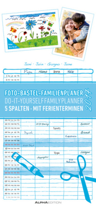 Foto-Bastel-Familienplaner 2017