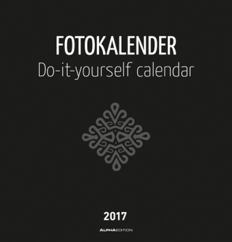 Fotokalender schwarz 2017 (22 x 21 cm)