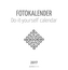 Fotokalender weiß 2017 (Format 22 x 21 cm)