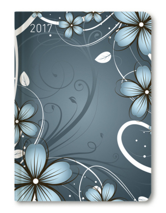 Ladytimer Blue Blossoms 2017 - A6