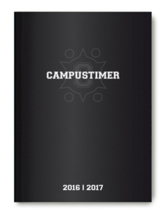 Campustimer A5 Black 2016/2017