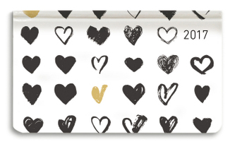 Ladytimer Pad Hearts 2017