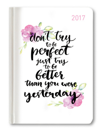Mini-Buchkalender Style Better Today 2017 - A6