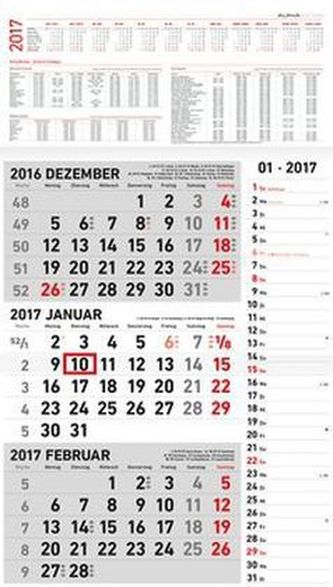 3-Monatskalender Kombi 2017