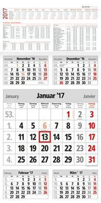 5-Monatskalender Maxi 2017