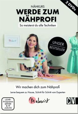 Werde zum Nähprofi - Nähkurs, 2 DVDs