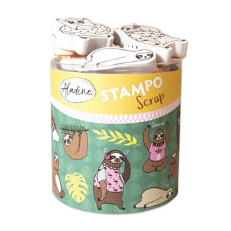 Razítka StampoScrap - lenochodi