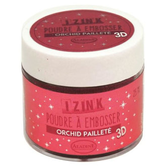 Embosovací prášek Cadence - tmavě růžová třpytivá / 25 ml