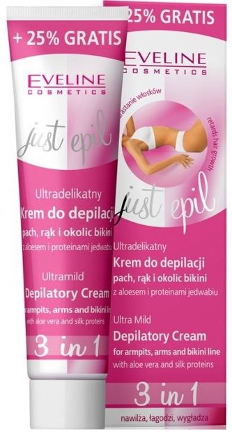 Eveline Ultra Mild Depilatory Cream 3in1 125ml