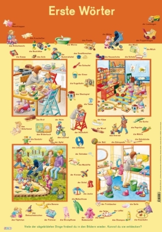 Mein Lernposter: Erste Wörter