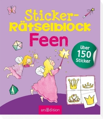 Sticker-Rätselblock Feen