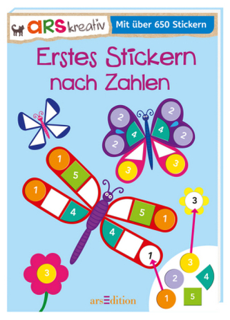 Erstes Stickern nach Zahlen