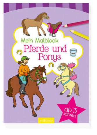 Malblock: Pferde und Ponys