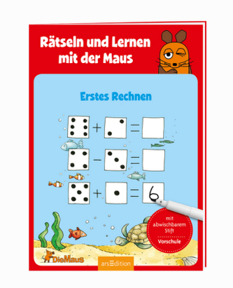 Rätseln und Lernen mit der Maus - Erstes Rechnen, m. abwischbarem Stift