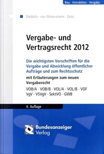 Vergabe- und Vertragsrecht 2012
