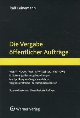 Die Vergabe öffentlicher Aufträge