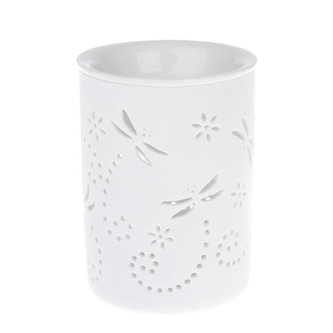 Porcelánová aromalampa/Vážky