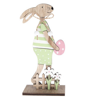 Dřevěný zajíc - 12 cm