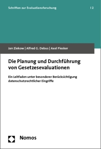 Planung und Durchführung von Gesetzesevaluationen