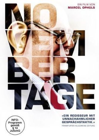Novembertage, 1 DVD