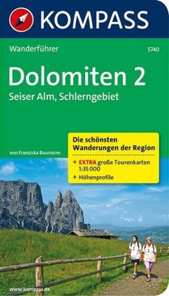 Kompass Wanderführer Dolomiten. Tl.2