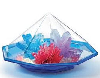 Zahrádka z krystalů