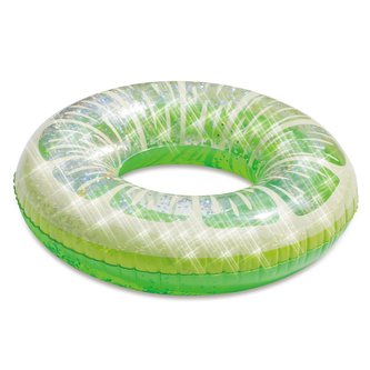 Kruh limetka se třpytkami