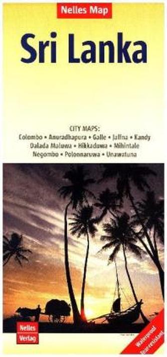 Nelles Map Landkarte Sri Lanka