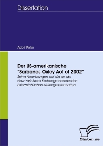 Der US-amerikanische Sarbanes-Oxley Act of 2002