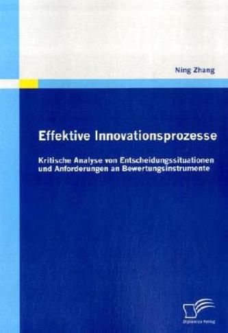 Effektive Innovationsprozesse - Kritische Analyse von Entscheidungssituationen und Anforderungen an Bewertungsinstrumente