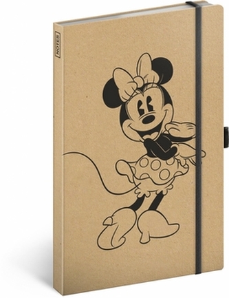 Notes - Minnie Craft linkovaný, 13 × 21 cm