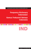 Frequency Dictionary Indonesian, w. 1 CD-ROM