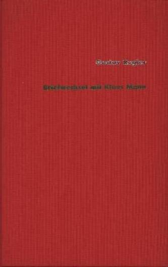 Briefwechsel mit Klaus Mann