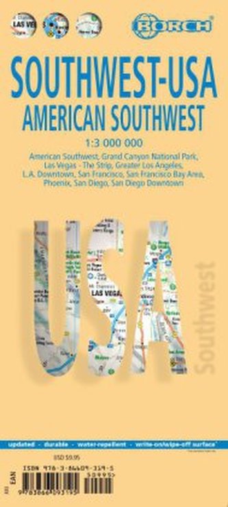 Borch Map Southwest-USA