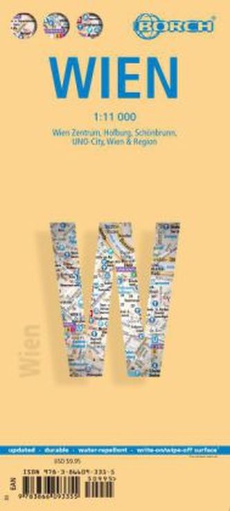 Borch Map Wien. Vienna