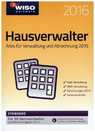 WISO Hausverwalter 2016 Standard, CD-ROM