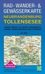 Rad-, Wander- & Gewässerkarte Neubrandenburg - Tollensesee
