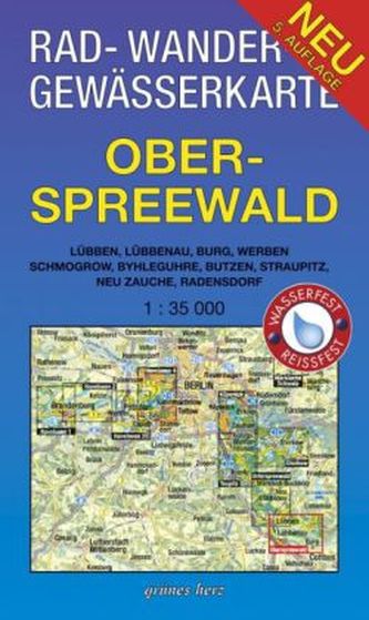 Rad-, Wander- & Gewässerkarte Oberspreewald