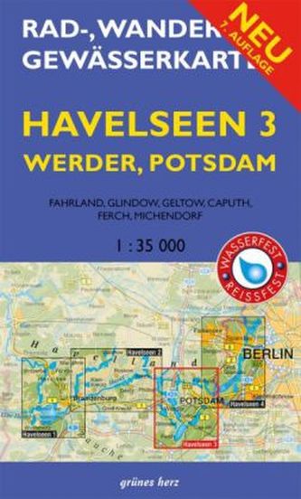 Rad-, Wander- & Gewässerkarte Havelseen. Bl.3