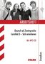 Arbeitsheft Deutsch als Zweitsprache, Lernfeld 3, m. MP3-CD