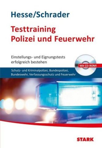 Testtraining Polizei und Feuerwehr, m.CD-ROM