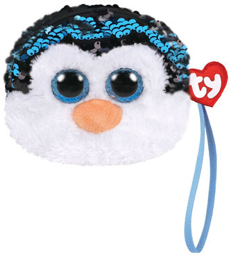 Ty Fashion Sequins peněženka s otočnými flitry - tučňák