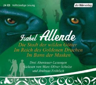 Die Stadt der wilden Götter / Im Reich des goldenen Drachen / Im Bann der Masken, 24 Audio-CDs