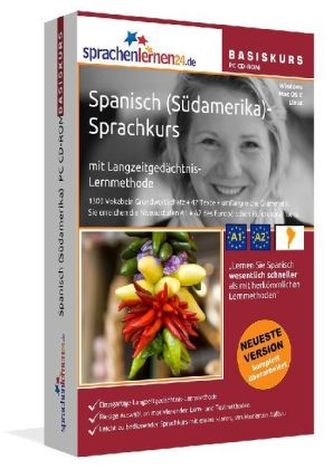 Spanisch (Südamerika)-Basiskurs, PC CD-ROM