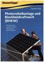 Photovoltaikanlage und Blockheizkraftwerk (BHKW)